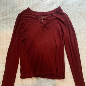 Hollister | red long sleeve